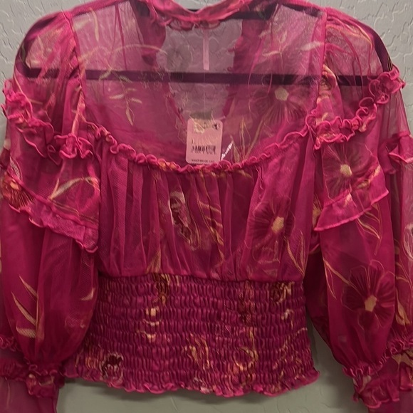 FREE People Time For Shine Mesh Top - Picture 9 of 13